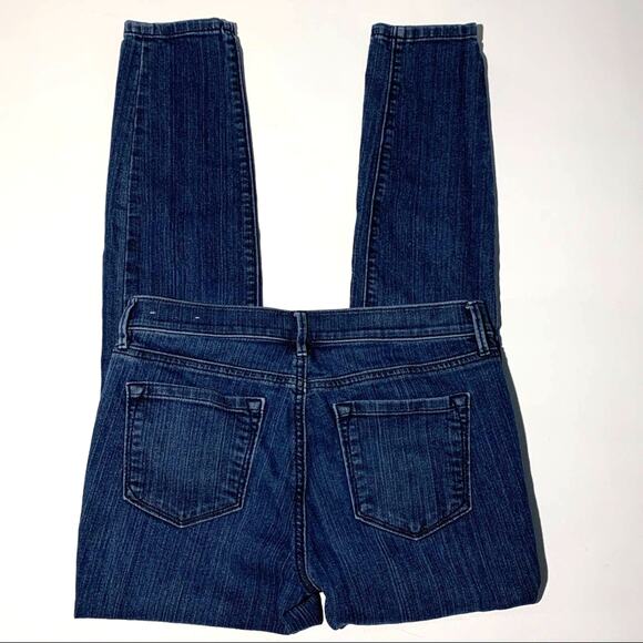 Ann Taylor LOFT Jeans Rhinestone Crystal Embellished Modern Skinny Jeans Size 4 - Picture 10 of 13